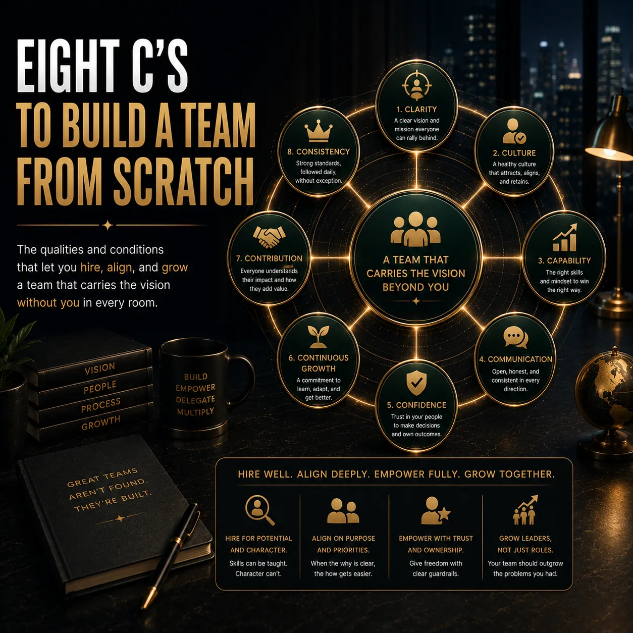 Eight C's To Build A Team From Scratch