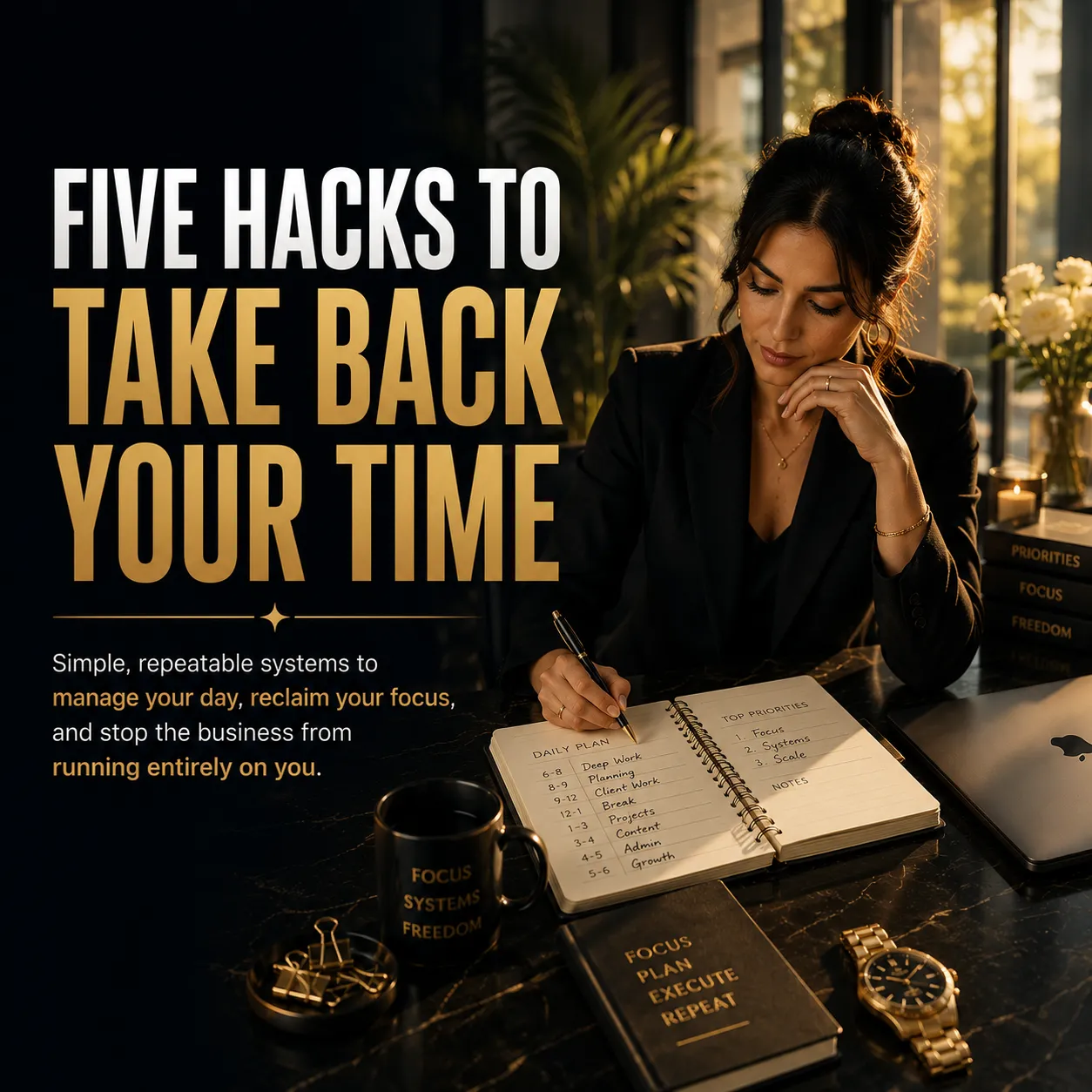 Five Hacks To Take Back Your Time